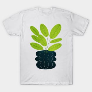 Black Pearl Vase & Spring Bud Leaves: Vases & Stuff 02 T-Shirt